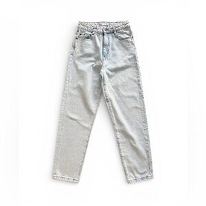 Zara light wash high rise straight leg denim women’s jeans size 2